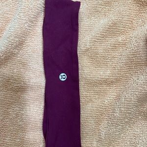 dark purple lululemon headband
